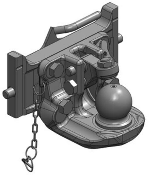 Accoupl. à boule K80 314 mm vue 2