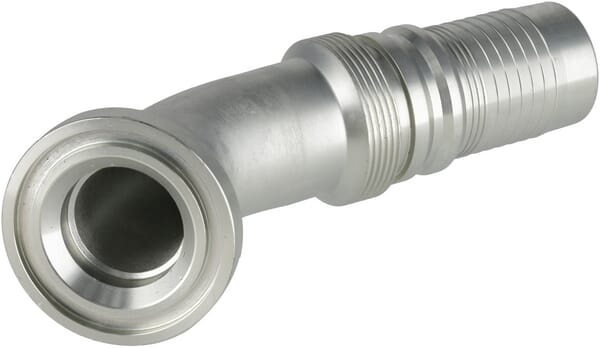 Raccord à sertir 4SH-DN40 avec flasque ø60,3 mm 45° · réf. SFLH402445G2
