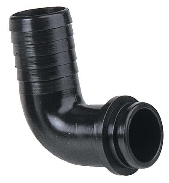 Hadicová přípojka 90°- 38mm nátrubek