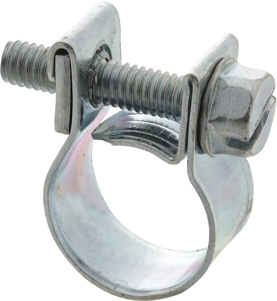 JCS Hose Clips Assorted Pack of 100 Zinc Worm Hi-Grip Tubing Clamp Jubilee Pipe 