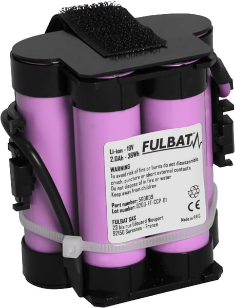 Batterie Li-Ion 18V 2000 mAh — réf. FB560609