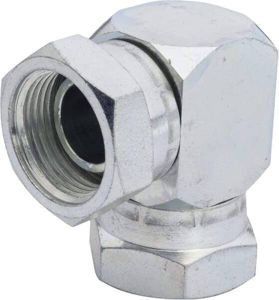 Adaptateur coude avec 2x ecrou 1 BSP · réf. FF9016K