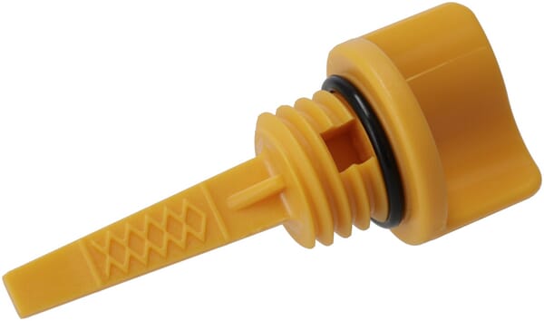 Uzávěr olejové nádrže s měrkou