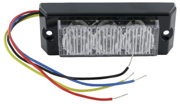 Asudaro Lumière de calandre de voiture, 4pcs LED lumières de décoration de  calandre Lumières de calandre avec assemblage de fusible compatible avec