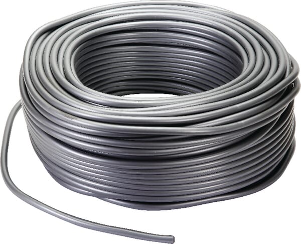 PVC kabel, 10 mm, stříbrný