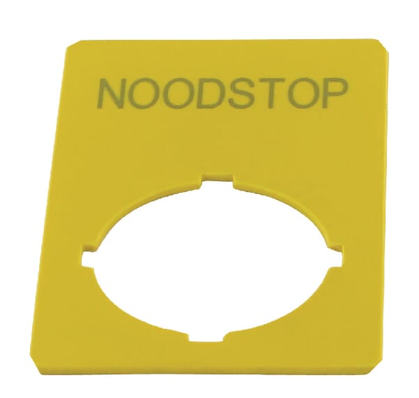 Plaque d'arrêt d'urgence M M22-XZK-NL Plaque d'arrêt d'urgence M M22-XZK-NL · réf. M22XZKNL
