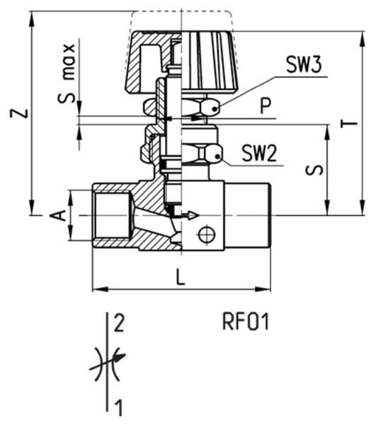 Limiteur débit vue 3