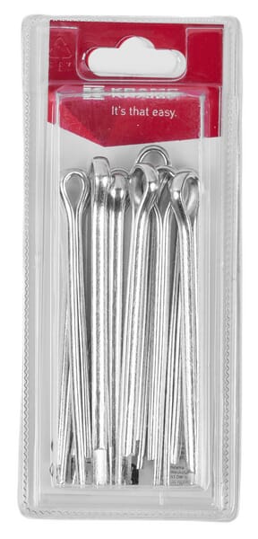 Goupille fendue 6 x 80mm (10) — réf. KR946380P10B