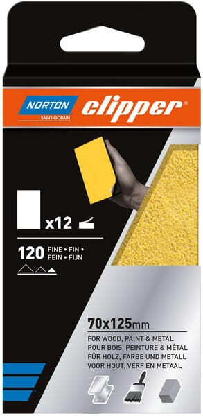 Brusný papír 70x125mm K120