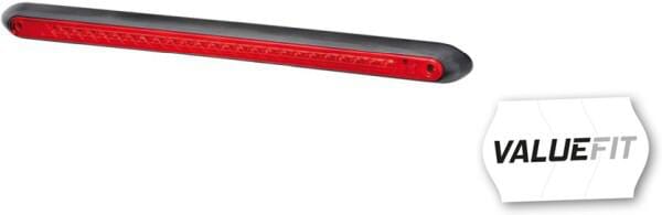 Feu de stop à LED rectangulaire 12V rouge avec boulon Hella ValueFit — réf. 2DA357015001