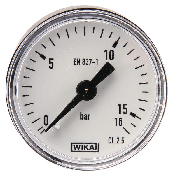 Manom., rac. ar. ø50 0-16bar · réf. MA5016B04PL