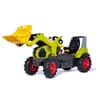 Pedal tractor rollyFarmtrac Claas Arion 660 with front loader and pneumatic tyres
