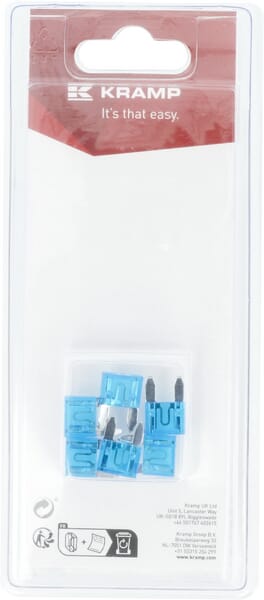 Fusible 15A x 16,3mm, Mini (6) — réf. KRSI20266P06B