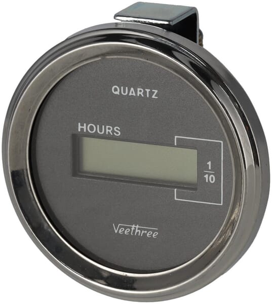 Compteur d'heures LCD 12-24V Ø · réf. I00067