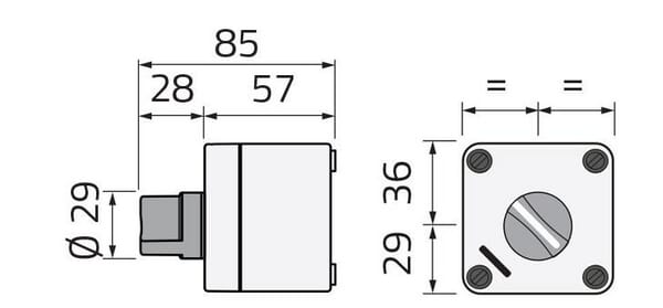 Boîtier plastique 2P.selector vue 2