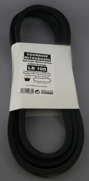 Courroie trapézoïdale Lb100 Mitsuboshi — réf. FGP420880