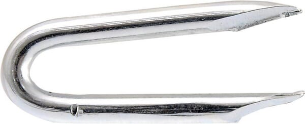 Agrafe double pointe zinguée, 2,5 x 25 mm · réf. 1545182525