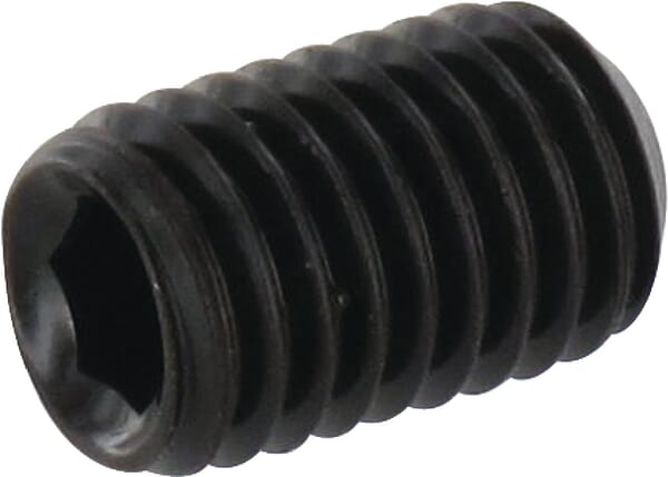 Vis sans tête six pans creux bout cuvette M10x16 45H noir — réf. 9161016BP025