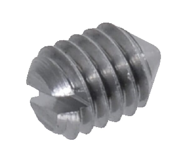 Vis de réglage avec fente M6x8 noire — réf. 55368BP001