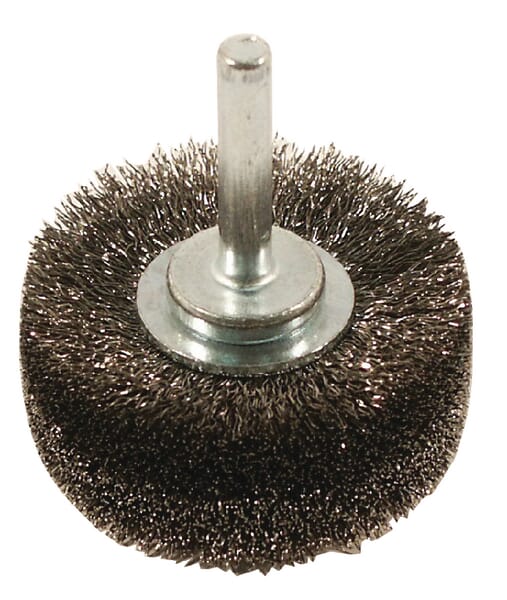 Kulaté kartáče s dříkem zvlněný drát