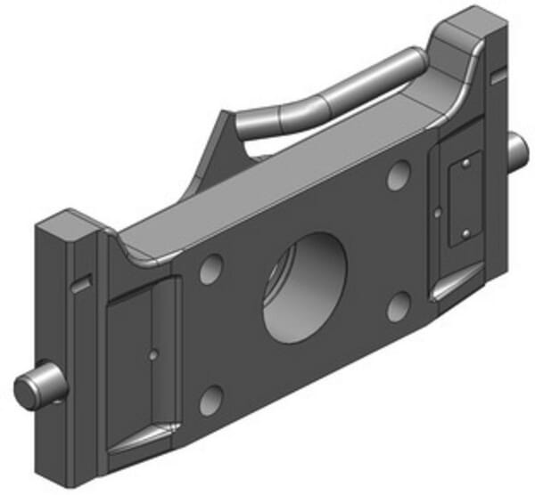 Plaque d'adaptation 330 mm CBM vue 2