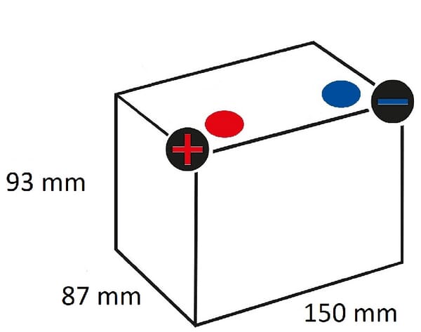 Käynnistysakku Varta 12V 8Ah 150A - Auton Akut ja Ajoneuvoakut - 508901015I314PS - 4