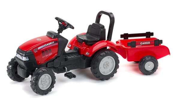 Tracteur Case IH avec remorque — réf. F961B