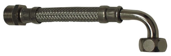 Tuyau cpl. 1/2"x1/2" 90°, 20cm · réf. 1614065020