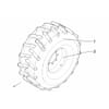 Wheel 6/161/205 D18 400/70-20 TL149A8 Re