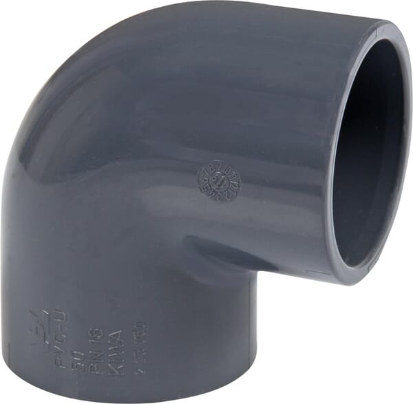 Coude 90° en PVC 50x50mm · réf. 7050595