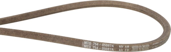 Courroie d'entraînement 1/2"x108,6" — réf. 75405087A