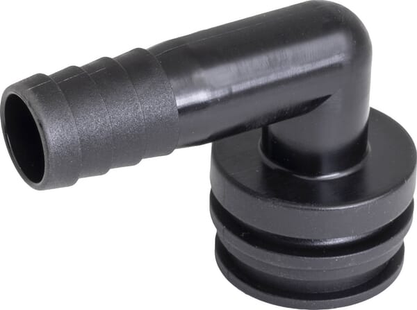 Raccord à fourche, femelle 90° AF3, embout de tuyau 16 mm · réf. 8420303