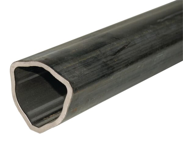 Tube profilé extérieur T60/T70, triangulaire, diamètre 54 x 46 x 4 mm, longueur : 2 800 mm · réf. 191160200
