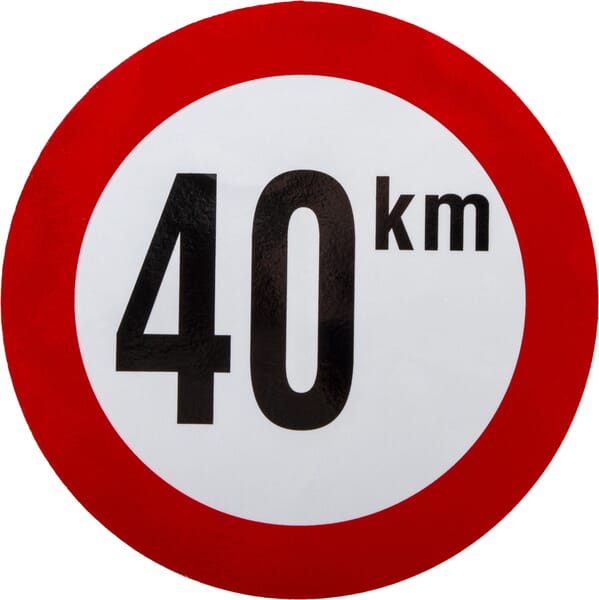 Autocoll. 40 km Belgien 210 mm — réf. WB69107