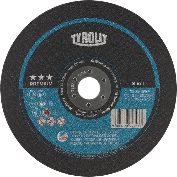Disque à tronçonner Pr.Ac-inox 178x2,5 — réf. 872341