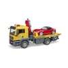 U03750 MAN TGS tow truck with Bruder roadster