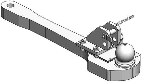 Plaque de support 80 mm vue 2