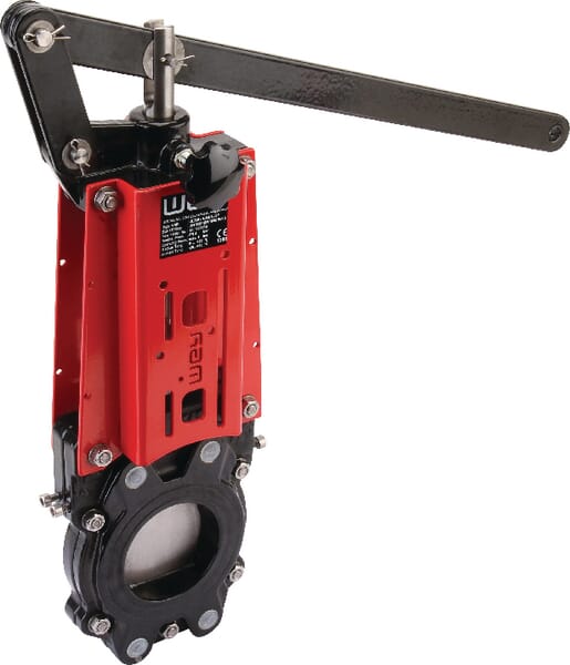 Vanne guillotine+levier DN 80 · réf. DN80VNBN