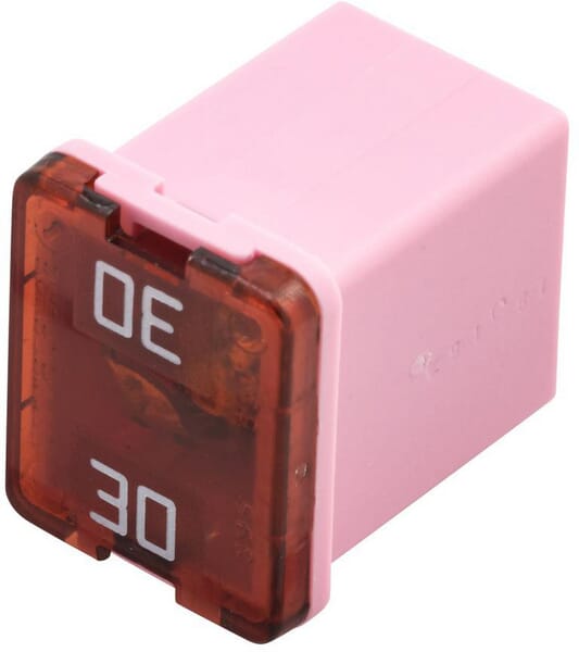 Fusible pal 30A longueur 12mm rose Hella · réf. 8JS740026751