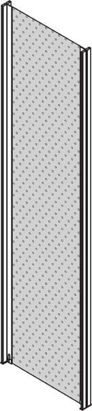 Boční stěna z děrovaného plechu