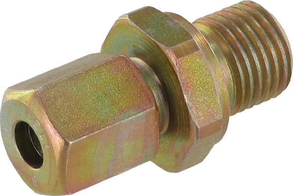 Raccord à visser mâle droit 6L R1/4 60° — réf. CLGEV6L60R14