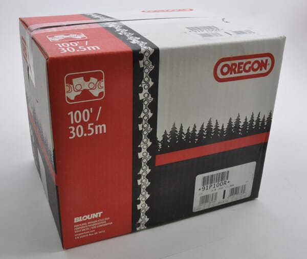 Chaîne de tronçonneuse 3/8" 1,3mm 1640 DL 100 ft rond Rouleau Oregon · réf. 91P100R