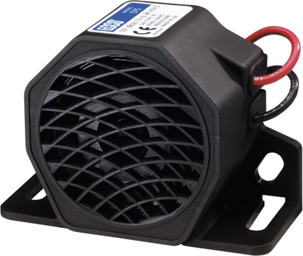 Alarme de recul 97 dB 12/24V câble 1 m deux tons · réf. 591001
