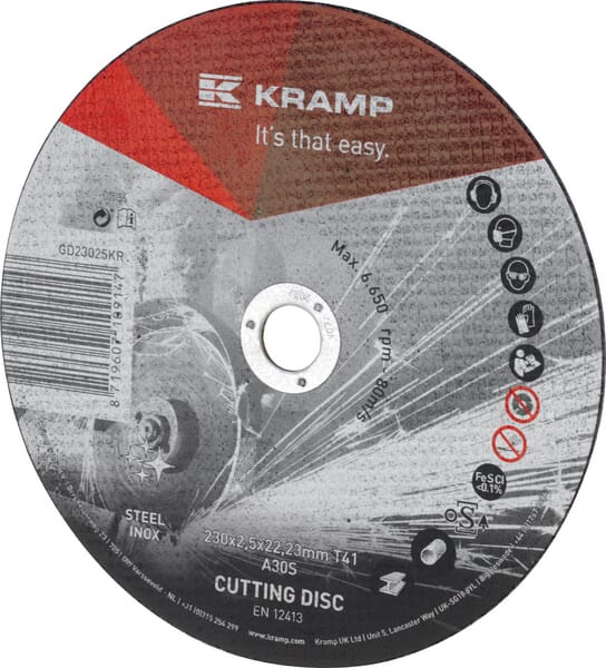 Disque à couper 230x2,5mm — réf. GD23025KR
