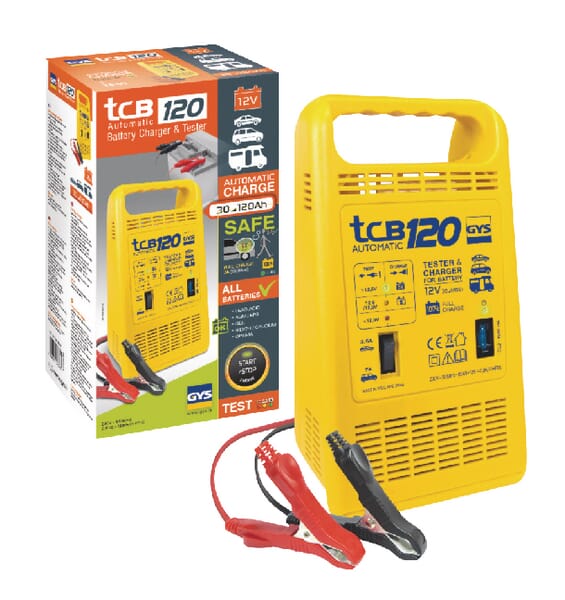 Chargeur batterie TCB 120 auto · réf. 023284GYS