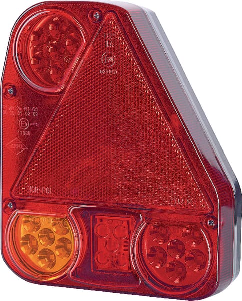 Feu arrière LED rectangle droit câblé — réf. LA45003