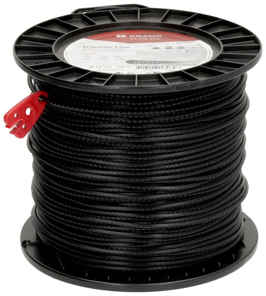 Fil de coupe Ø 3mm 195m carré noir Kramp — réf. NL30195NKR