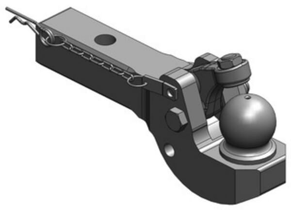 Pièce d'attelage K80 vue 2