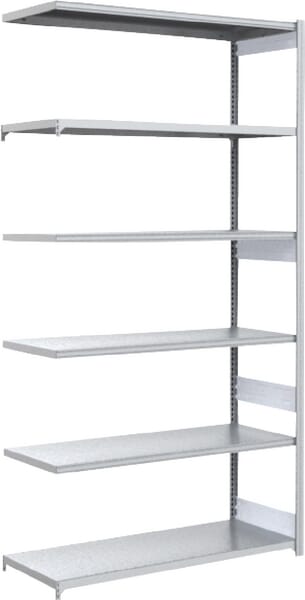 Prodloužení skladových regálů 2,5 m 1000x500 mm