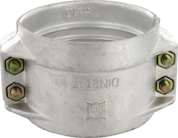 Upínací pouzdro hliníkové 94x97 mm pro 75mm hadici